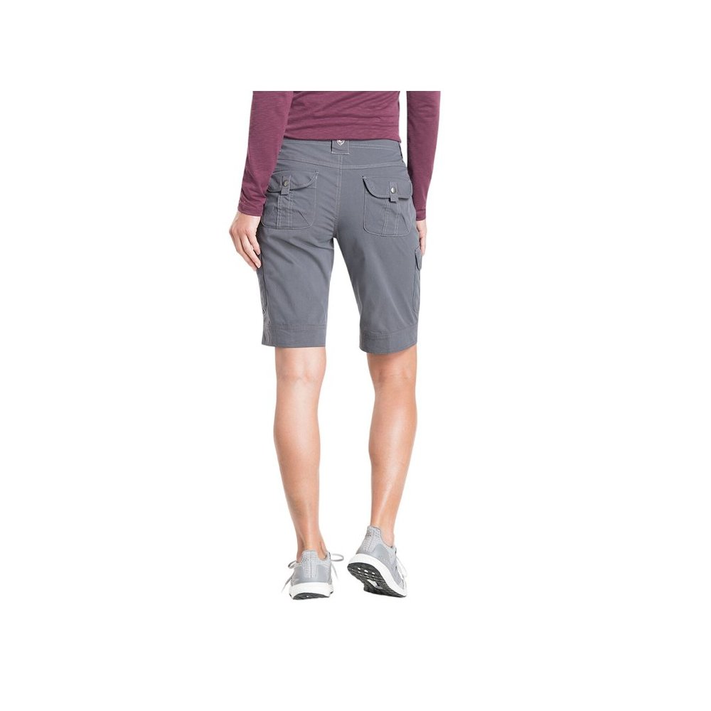 NWT Kuhl Splash 11” Inseam Cargo Shorts Carbon Gray Women’s 14 UPF 50 Hiking - Picture 3 of 12
